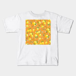 Watercolor lemons 5 Kids T-Shirt